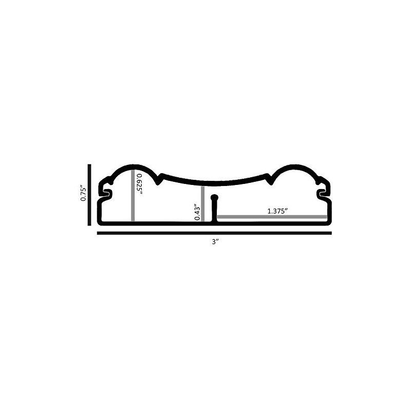 Wall Panel Moulding Suface Cable Raceway - Type:1 - Stick