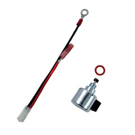 TINVHY AM128242 Carburetor Fuel Shut Off on Solenoid Replacement for Kohler 12-757-33 S 12-435-02-S 12-757-09-S CV12.5 CV13 CV14 CV15 CV16 for John Deere STX38 LX255 AM128816 Engine