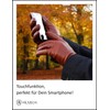 AKAROA ESTD 2019 TIM Men's Leather Gloves, Touchscreen Function, Italian