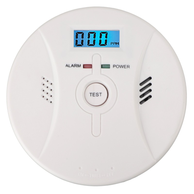 2 in 1 Smoke and CO Detector Sound Light Alarm