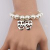 CHOORO Drama Mask Bracelet Comedy Tragedy Mask Gift Theater Jewelry