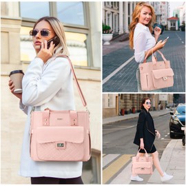 Lunch Box for Women,Large Insulated Lunch Bag Leakproof Lunch Tote Bag Cooler for Girls,Loncheras para Mujer,Pink