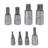 8PCS Hex Bit Set 1/2in 1/4in 3/8in Iron Hex Heads