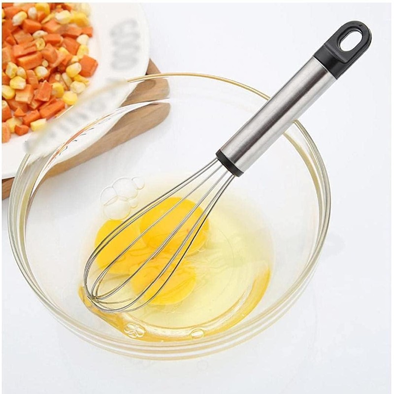 Stainless Steel Whisk Handheld Stainless Steel Mini Kitchen Whisk Milk