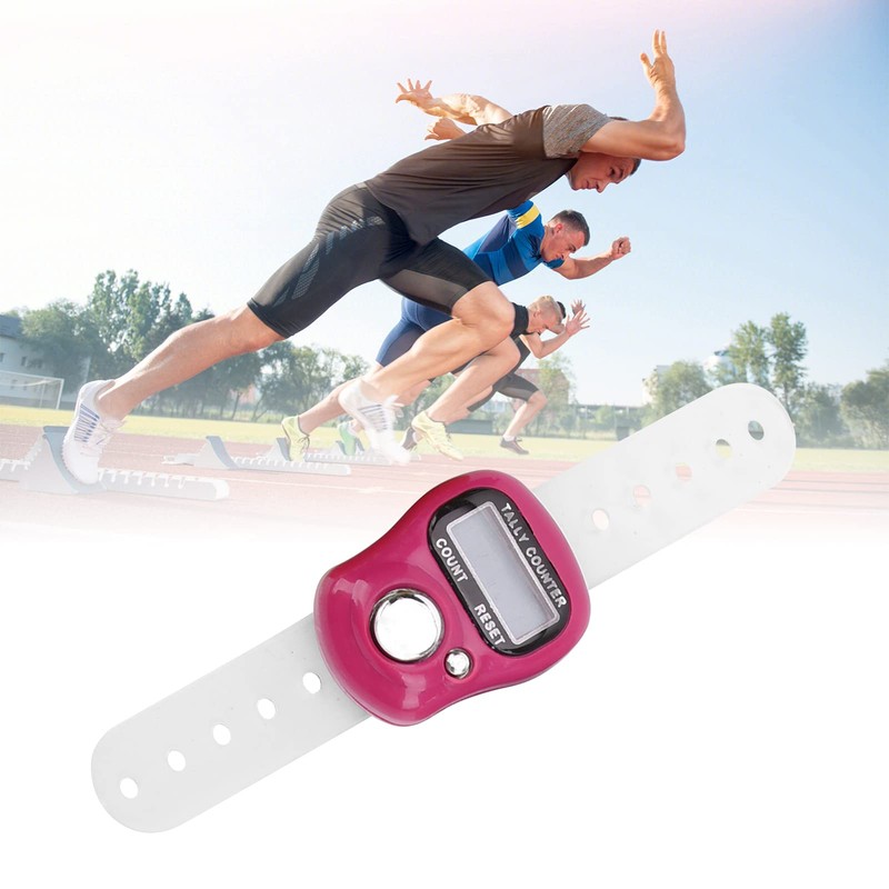 Lap Counter Timer, Electric Finger Counter with Resettable 5 Digit
