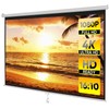 100 inch Projection Screen Portable Projector Movies Screens for Home