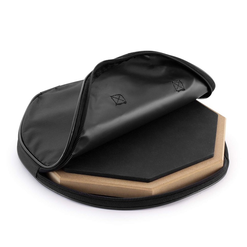 TIGER TDA4-10 Drum Practice Pad with Carry Bag - Can