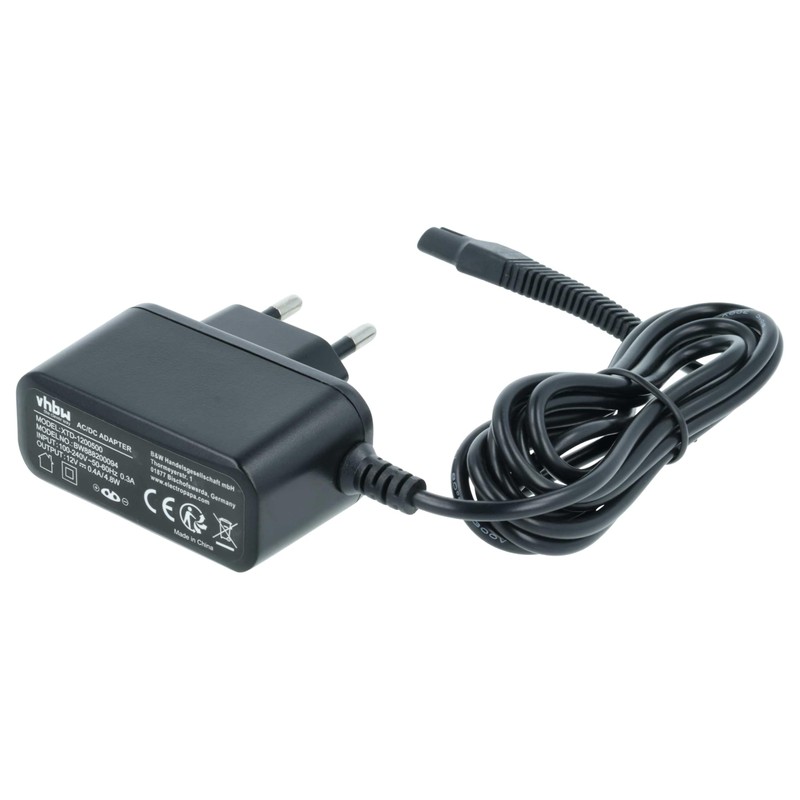 vhbw AC Power Supply Compatible with Braun HC20 (5611), HC50