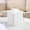 MEIBOOCH PU Leather Tissue Box Cover Square Tissue Box Holder