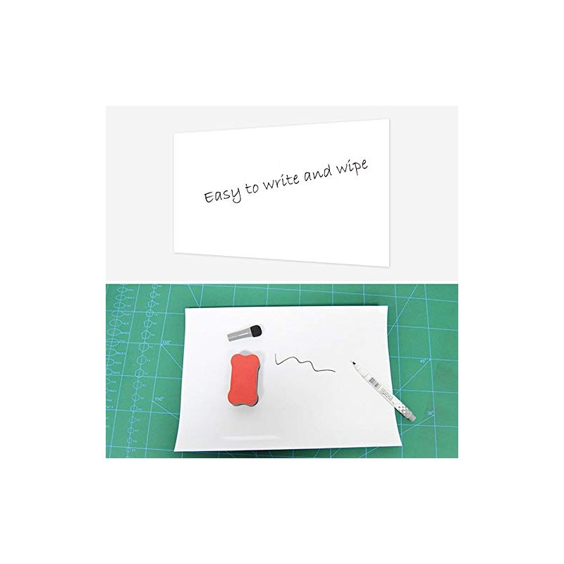 Whiteboard Wall Sticker Magnetic Whiteboard - for Memos, Notes and