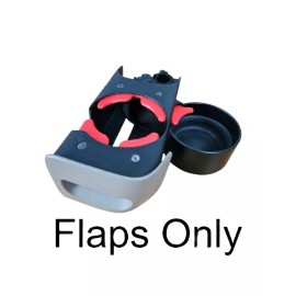 4Dig 1995 - 1998 Chevy 1500 GMC Silverado CK Yukon Tahoe Pull-Out RED Cupholder Flaps