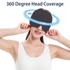 Ahigh Migräne Maske, Kühlmaske Migräne, Migraine Relief Cap, Dehnbare Doppelseitiges
