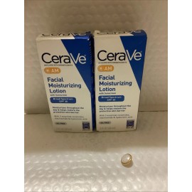 Cerave 2x CeraVe AM Facial Moisturizing Lotion w/ Sunscreen SPF 30 Oil Free Exp12/26
