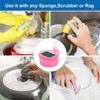 Kitchen Dish Soap Dispenser - Sponge Holder Washing Soap Dispenser,Sponge