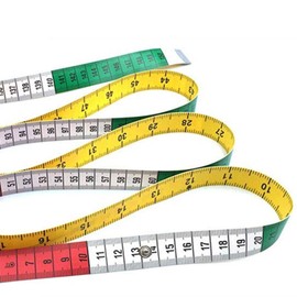 Measuring Tape Soft Tape Measure Dual Sided Body Measuring Ruler Sewing Cloth Tailor Tape Fabric Tape Measure Dressmaking for Family Measure Chest/Waist Circumference, 2PCS 60inch/150cm