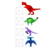 MAGNA-TILES Dino World 40-Piece Magnetic Construction Set, The ORIGINAL Magnetic