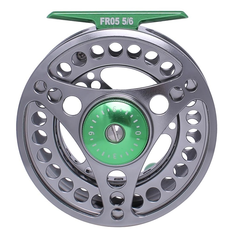 Kylebooker Fly Fishing Reel Large Arbor CNC-machined Aluminum Alloy Body