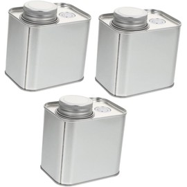 Bote para Cafe Hermetico de Hojalata Tapa Hermética, Set de 3 Latas para Té y Café, Diseño Compacto y Ahorro de Espacio Adecuado para Hoteles y Restaurantes