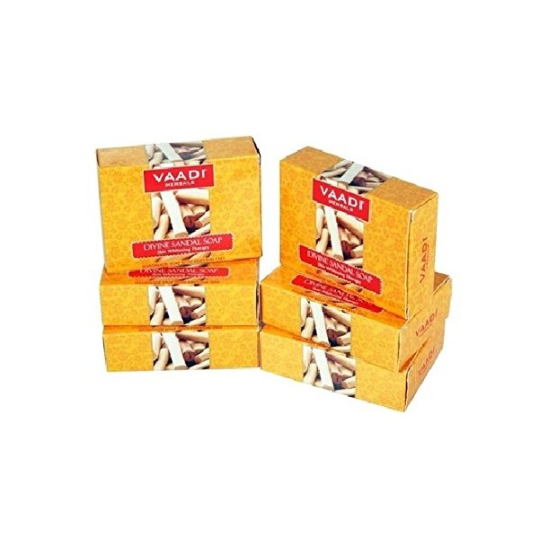 Vaadi Herbals Divine Sandal Soaps with Saffron & Turmeric -