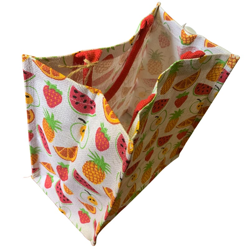 Fairtrade Eco Jute Shopper Bag (Fruit)
