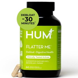 HUM Nutrition Flatter Me Digestive Enzymes, 60 Capsules