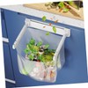 STOBAZA 2pcs Foldable Kitchen Trash Bag Holder Wall Mounted Rack