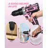 KELNOW Drill, 21V Cordless Drill with Dual 2.0Ah Power Pack