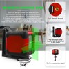 YIYITOOLS Line Laser Level Tools 100ft Green Self Fit for