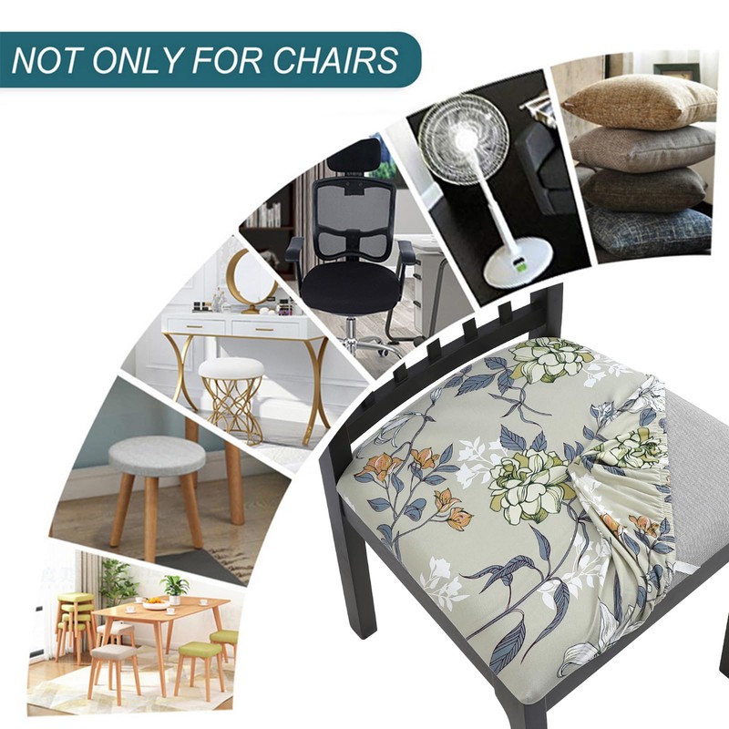 SearchI Seat Covers for Dining Room Chairs Stretch Printed Chair
