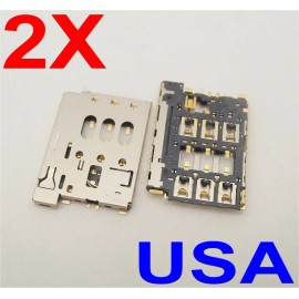For HTC SIM Card Reader Port Slot Socket Tray Holder For HTC Desire 612 - 2x HTC Desire 612 Sim