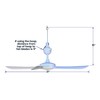 Pergola Breeze Single Speed 31” Portable Ceiling Fan AC 110V