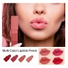 Set De 4 Labiales Mate Waterproof Lip Shine Kit Lipstick