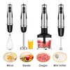 Immersion Blender Handheld, 1100W 5-in-1 Multi-Purpose Hand Blender, 12-Speed Stick