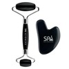 SPA SCIENCES - Obsidian Roller & Gua Sha - Black