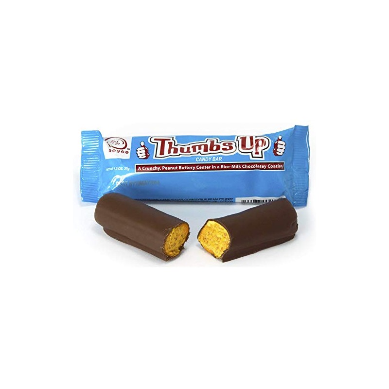 Go Max Go, Vegan Candy Bar, Thumbs Up (Pack of