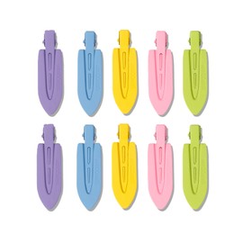 SURALIN SURALIN 10 Pieces Wrinkle-Free Hair Clips Women's Hair Clips Crease-Free Hair Clips Hairstyle Steel Metal Hair Clips for Makeup, Hair Clips Women