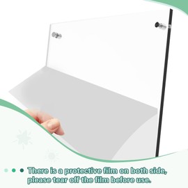 2 PCS Acrylic Dollar Bill Display Case Clear Dollar Bill Holder Display Multiple Banknotes Paper Money Holders Currency Ticket Protector Paper Money Frame for Bill Collectors 11.7 x 8.3 Inch