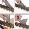 6Pcs Guitar Luthier Tool Kit Fret Crowning File Dressing Rocker