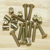 10-Set M6 Furniture Bolt and Nut Kit, Hex Socket Bed