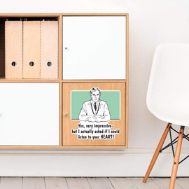 Large 210mm 'Funny Doctor Joke' Permanent Sticker Decal for Cars/Windows/Bins/Walls etc (DW00136834)