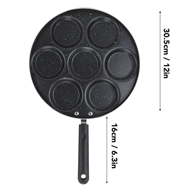Egg Frying Pan Non Stick Refined Iron Round Fried Cooker