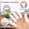 Pack of 100 Finger Protectors Cotton Finger Cots Cotton Adjustable