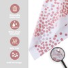 Duocute 2 Pack Rose Gold and White Party Tablecloth for