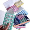 ZEBTON 6 x Raffle Tickets Books 1-1000 Cloakroom Tickets Lucky