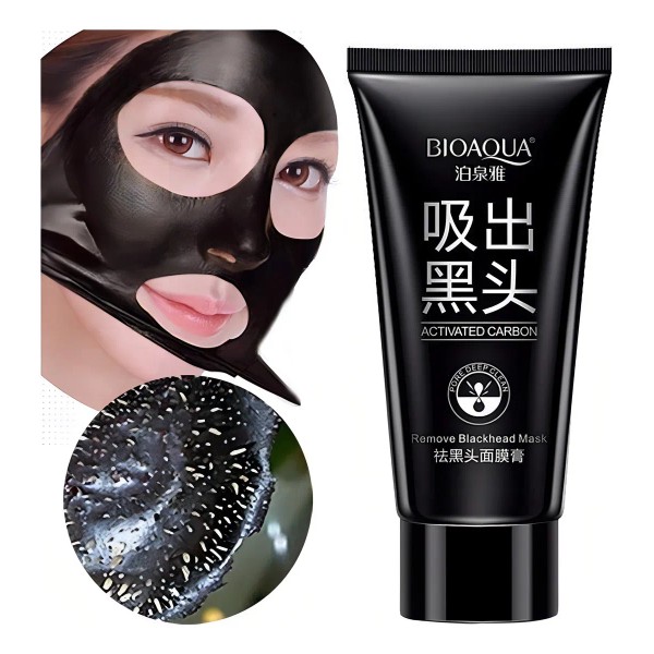 Bioaqua Mascarilla Puntos Negros Carbon Activo Espinillas Tipo de piel