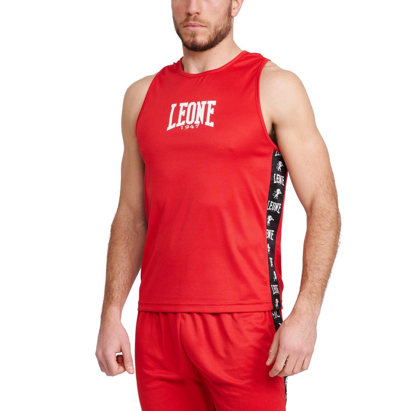 LEONE 1947 Unisex Ambassador Tank Top, red