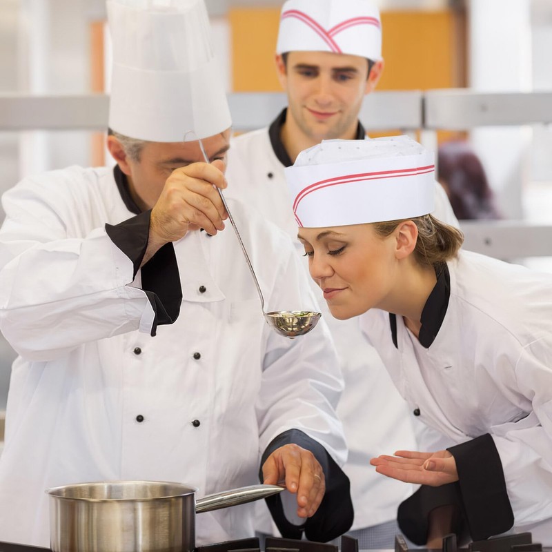 LEDMOMO (20 Piece Set) Disposable Clean Cap, Chef Hat, Cook