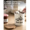 LYEOBOH Garlic Keeper, Garlic Storage, Garlic Holder, Large Ceramic Garlic