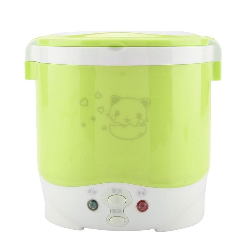 12V 100W 1L Electric Portable Multifunctional Rice Cooker Food Steamer