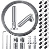 196 Inch/ 5 m Wire Curtain Rod Room Divider Wire